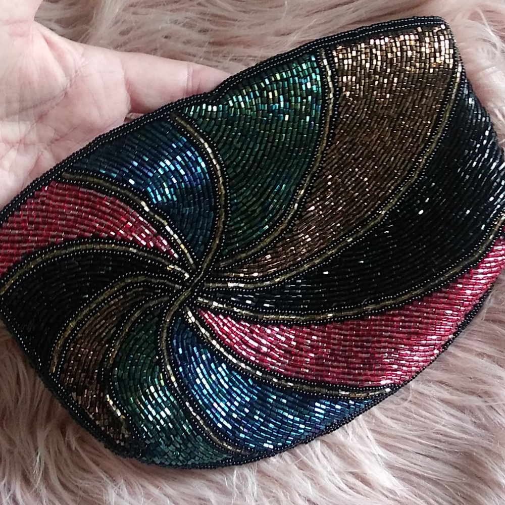 Beautiful Beaded Wallet Clutch